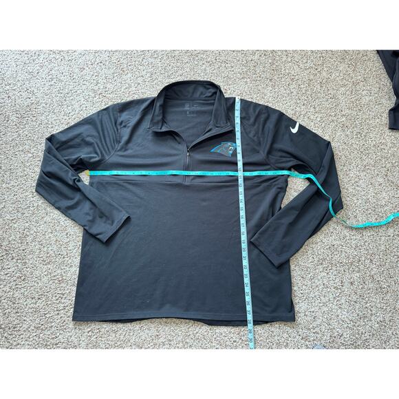 NIKE Carolina Panthers 1/4 Zip, Lightweight, pullover. Size XXL Womens - Picture 5 of 7